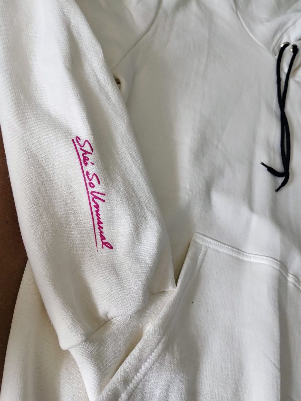 Detalle de manga estampada